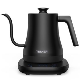 Gooseneck Electric Kettle with Temperature Control, 27oz Rapid Heating Electric Kettle for Pour Over Coffee/Tea, Auto Shut Off & Boil-Dry Protect